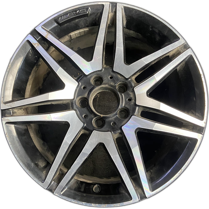 18" MERCEDES C-CLASS 13 204 Type; C250, Cpe, 18x8.5, 14 spoke Original OEM - Front View
