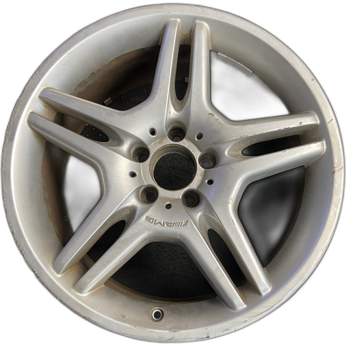 18" MERCEDES S-CLASS 08 230 Type; SL550, 18x8.5, 10 spoke, AMG Original OEM - Front View
