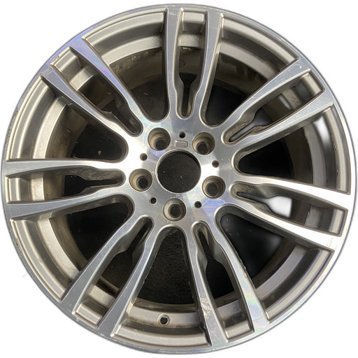 19" BMW 320i 12-13 , 19x8.5 , 14 spoke Original OEM Wheel Rim - Front View
