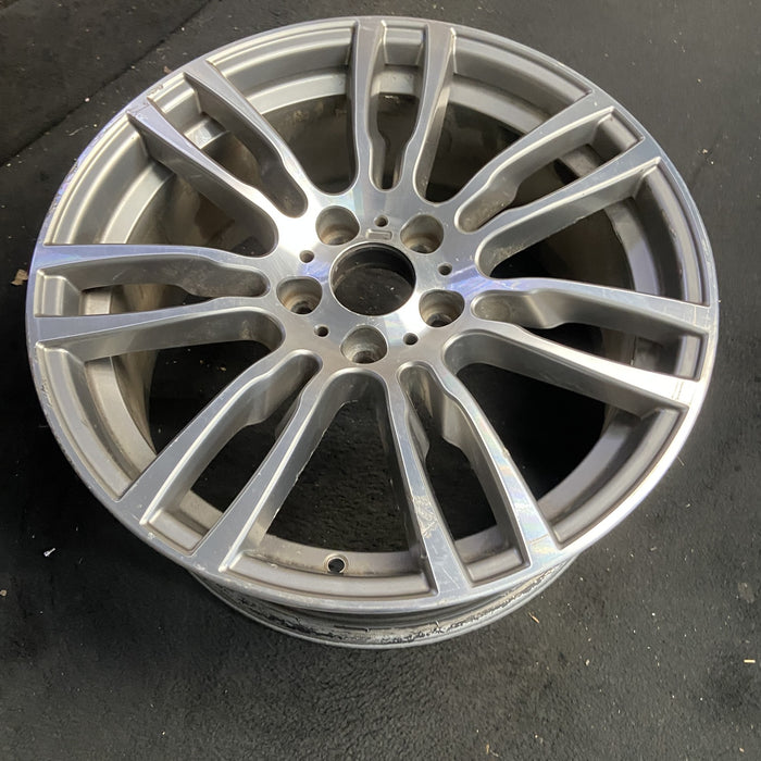 19" BMW 320i 12-13 , 19x8.5 , 14 spoke Original OEM Wheel Rim - View 7