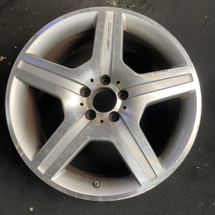 19" MERCEDES S-CLASS 07 221 Type; S550, 19x8.5, 5 spoke Original OEM Wheel Rim - Additional View