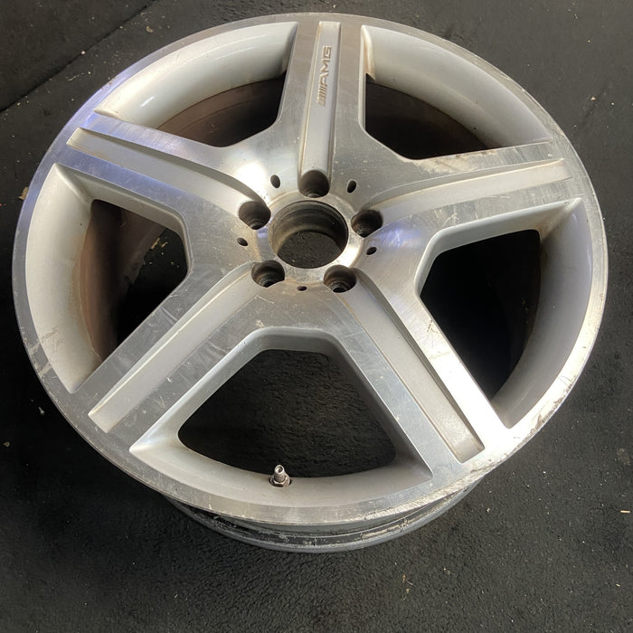 19" MERCEDES S-CLASS 07 221 Type; S550, 19x8.5, 5 spoke Original OEM Wheel Rim - View 7