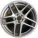 19" MERCEDES GLC-CLASS 16 , 19x8, 10 spoke, gray accents Original OEM Wheel Rim - Front View