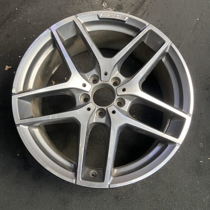 19" MERCEDES GLC-CLASS 16 , 19x8, 10 spoke, gray accents Original OEM Wheel Rim - Additional View