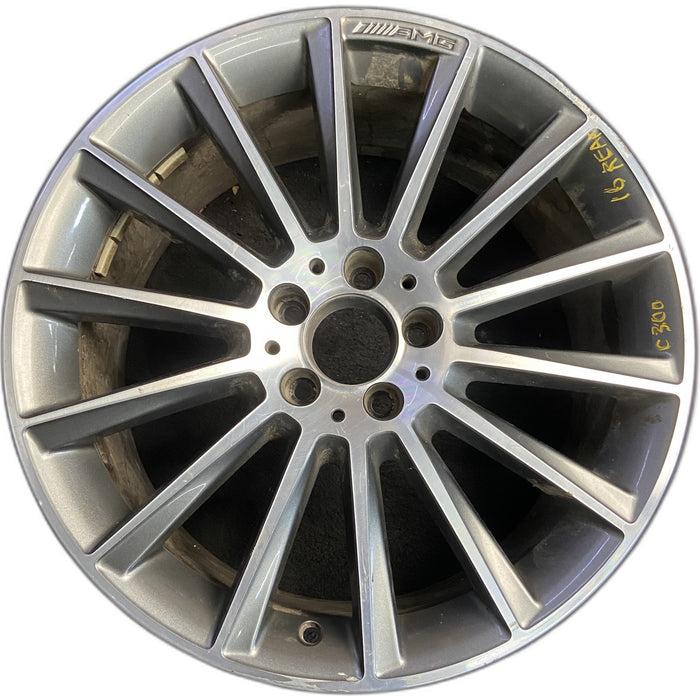19" MERCEDES C-CLASS 17 205 Type, Conv, C300, 19x8.5, 14 spoke, Original OEM - Front View