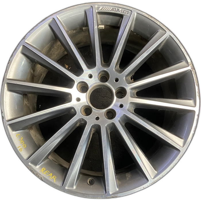 19" MERCEDES C-CLASS 17 205 Type, Conv, C300, 19x8.5, 14 spoke, Original OEM - Front View