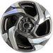 18" XV CROSSTREK 26 18x7 , 4 spoke, machined face with pockets Original OEM - Front View