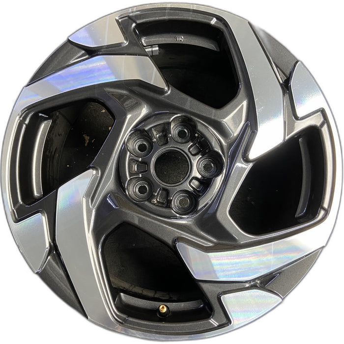 18" XV CROSSTREK 26 18x7 , 4 spoke, machined face with pockets Original OEM - Front View
