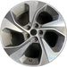 17" SONIC 17-20 17x6.5, opt RS7 Original OEM Wheel Rim - Front View