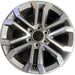 20" 4 RUNNER 25-26 20x8, 6 V spoke, machined face Original OEM Wheel Rim - Front View