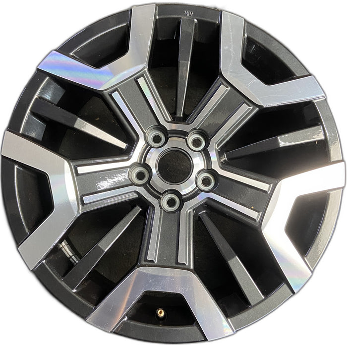 19" LEGACY 26 , 19x7 , machined face with pockets Original OEM Wheel Rim - Front View