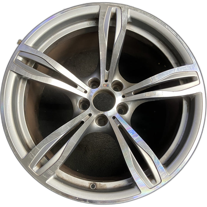 20" BMW M6 12-17 20x10.5 , 5 double spoke, narrow opening in spoke, polished - Front View