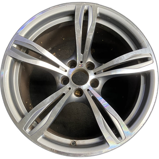 20" BMW M6 12-17 20x10.5 , 5 double spoke, narrow opening in spoke, polished - Front View
