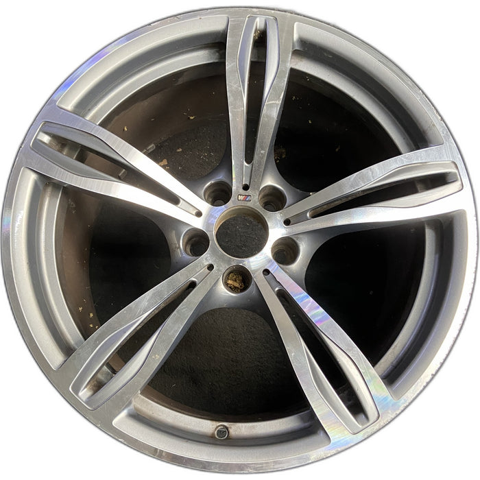 20" BMW M6 12-17 20x10.5 , 5 double spoke, narrow opening in spoke, polished - Front View