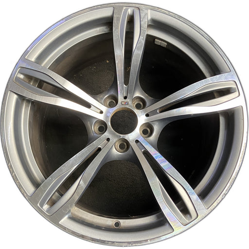 20" BMW M6 12-17 20x9.5 , 5 double spoke, narrow opening in spoke, polished - Front View