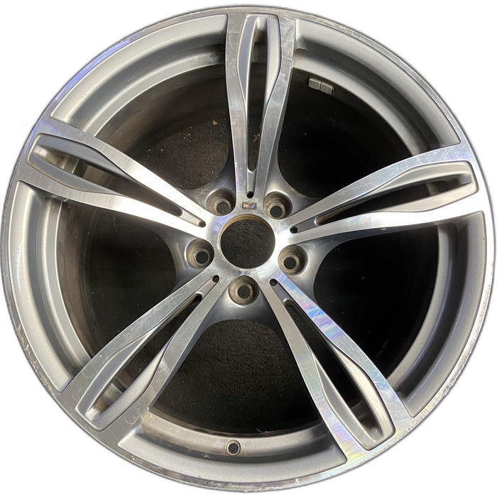 20" BMW M6 12-17 20x9.5 , 5 double spoke, narrow opening in spoke, polished - Front View