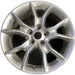 20" GRAND CHEROKEE 15-16 20x8, 10 spoke, Original OEM Wheel Rim - Front View