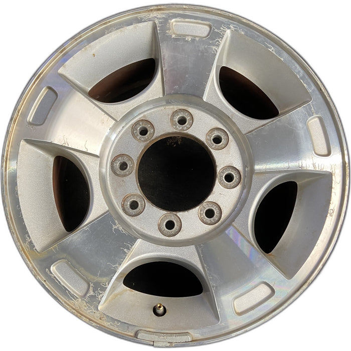 18" FORD F250SD PICKUP 09-10 18x8 , 5 spoke, aluminum, Original OEM Wheel Rim - Front View