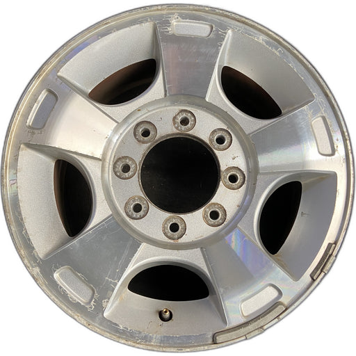 18" FORD F250SD PICKUP 09-10 18x8 , 5 spoke, aluminum, Original OEM Wheel Rim - Front View