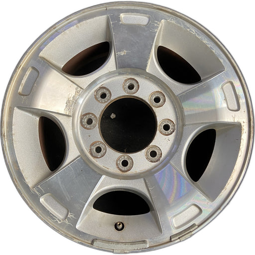 18" FORD F250SD PICKUP 09-10 18x8 , 5 spoke, aluminum, Original OEM Wheel Rim - Front View
