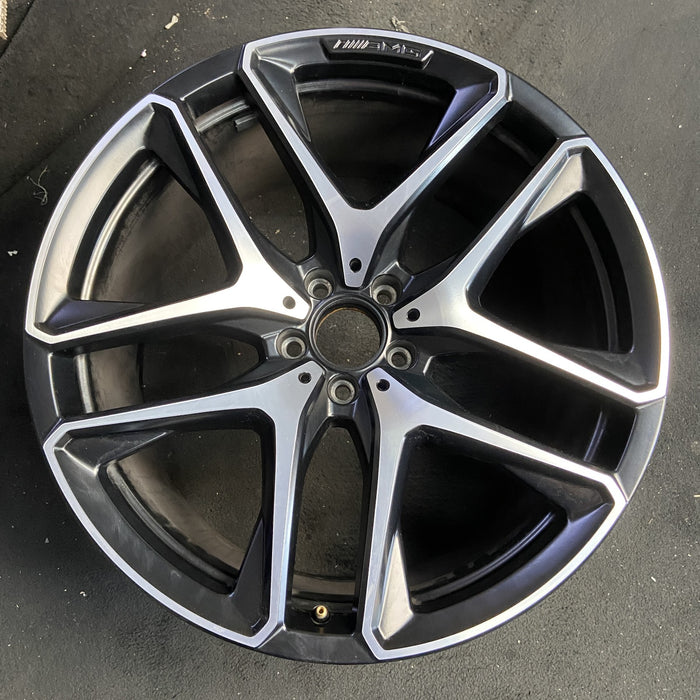 21" MERCEDES GLE-CLASS 20 167 Type, GLE53, 21x11, 5 twin spoke, black pockets - Additional View