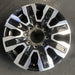 20" SIERRA 2500 PICKUP 24 20x8.5, 8 spoke, raised spoke , black inserts - Additional View
