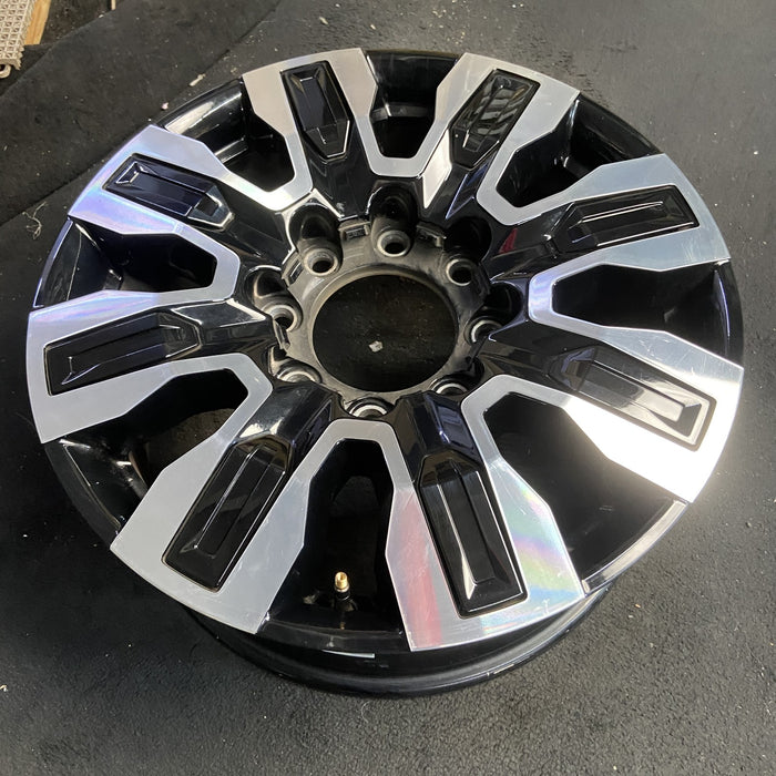 20" SIERRA 2500 PICKUP 24 20x8.5, 8 spoke, raised spoke , black inserts - View 7