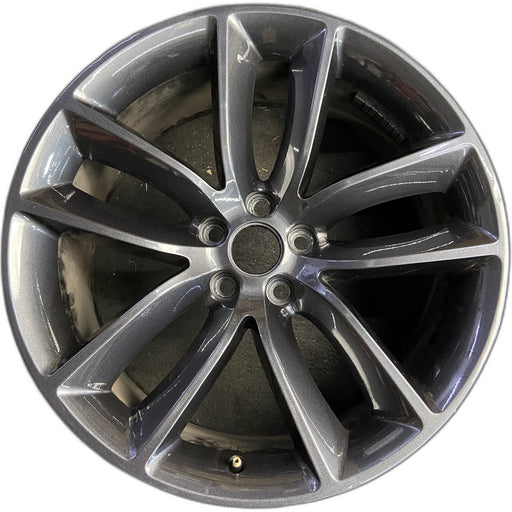 20" CHALLENGER 22 20x9 , , wide spoke, black Original OEM Wheel Rim - Front View