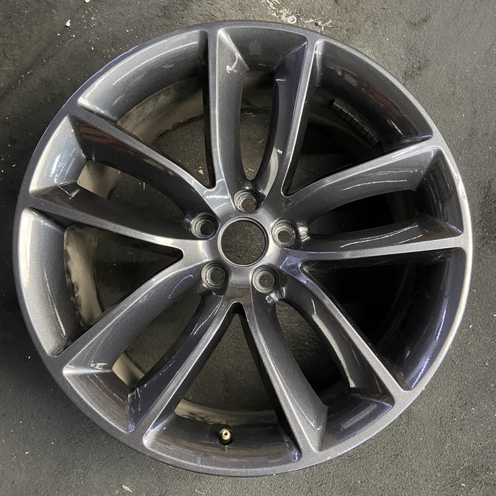 20" CHALLENGER 22 20x9 , , wide spoke, black Original OEM Wheel Rim - Additional View
