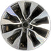 18" LEGACY 23-25 18x7 , machined face with pockets Original OEM Wheel Rim - Front View