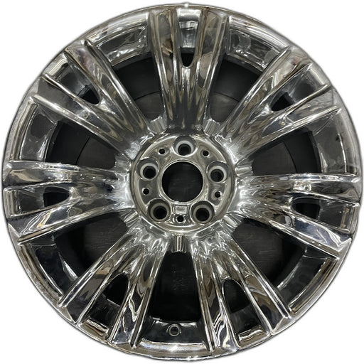 19" BMW X5 07-13 19x10 , 7 spoke, V spoke, exposed lug nuts Original OEM Wheel - Front View