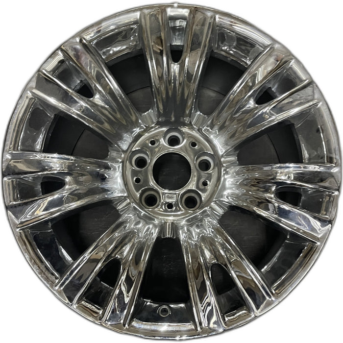 19" BMW X5 07-13 19x10 , 7 spoke, V spoke, exposed lug nuts Original OEM Wheel - Front View