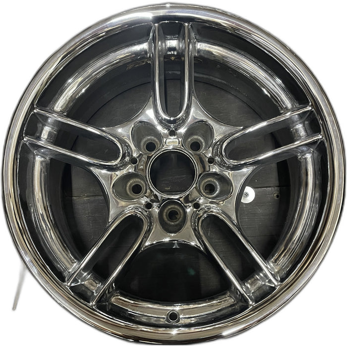 17" BMW 525i 01-03 17x8 , 5 spoke, double spoke Original OEM Wheel Rim - Front View