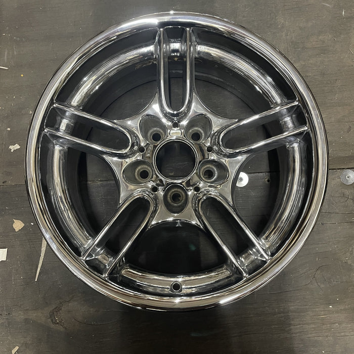 17" BMW 525i 01-03 17x8 , 5 spoke, double spoke Original OEM Wheel Rim - Additional View