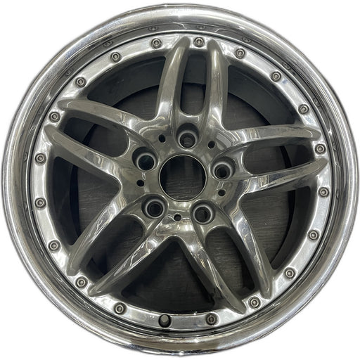 17" BMW 525i 01-03 17x8 , 10 spoke, twin spoke Original OEM Wheel Rim - Front View