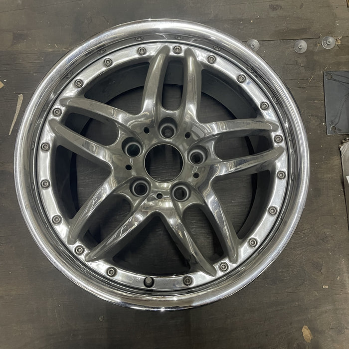 17" BMW 525i 01-03 17x8 , 10 spoke, twin spoke Original OEM Wheel Rim - Additional View