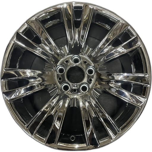 19" BMW X5 07-13 19x9 , 7 spoke, V spoke, exposed lug nuts Original OEM Wheel - Front View