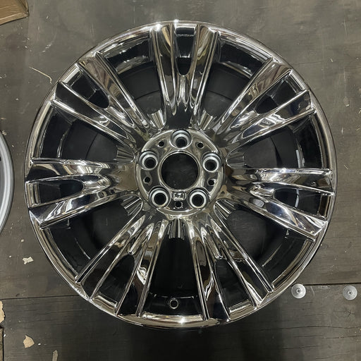 19" BMW X5 07-13 19x9 , 7 spoke, V spoke, exposed lug nuts Original OEM Wheel - Additional View