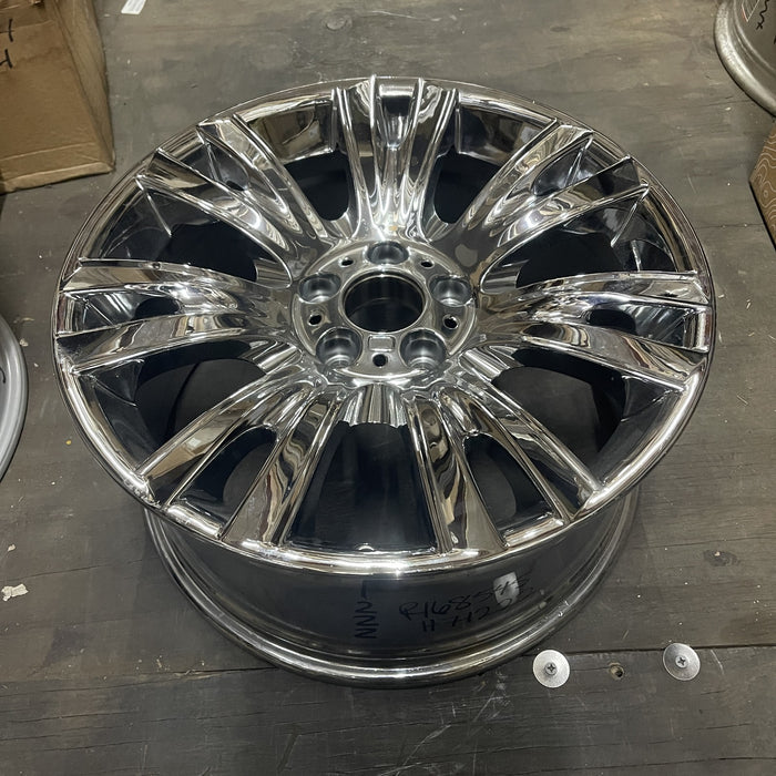 19" BMW X5 07-13 19x9 , 7 spoke, V spoke, exposed lug nuts Original OEM Wheel - View 7
