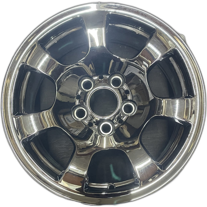 16" BMW 525i 04-07 16x7 , 7 spoke, trapezoid holes Original OEM Wheel Rim - Front View