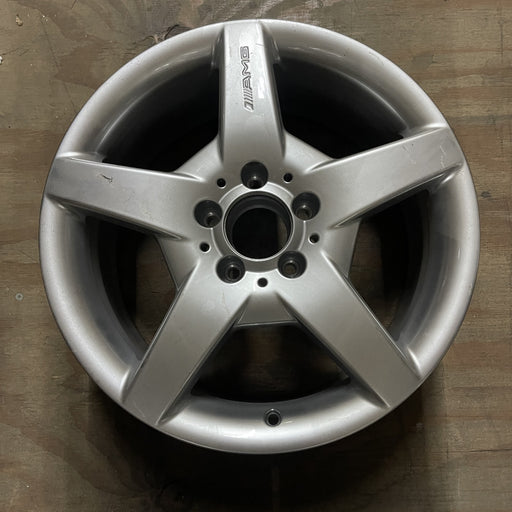 17" MERCEDES CLK 05 209 Type; CLK500, 17x7.5 Original OEM Wheel Rim - Additional View