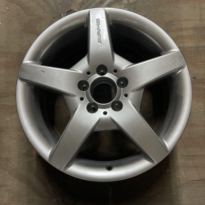 17" MERCEDES CLK 05 209 Type; CLK500, 17x7.5 Original OEM Wheel Rim - Additional View