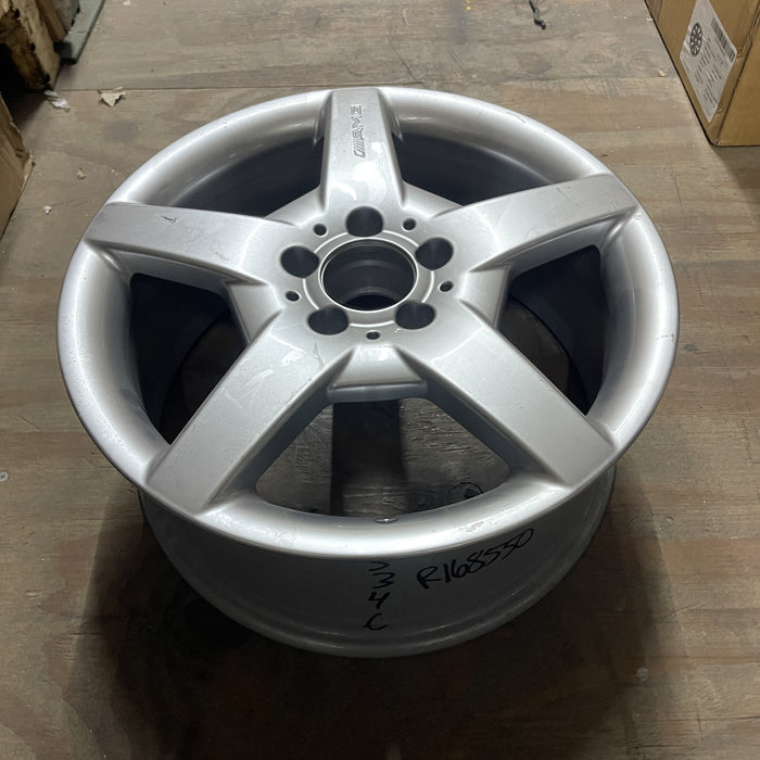 17" MERCEDES CLK 05 209 Type; CLK500, 17x7.5 Original OEM Wheel Rim - View 7