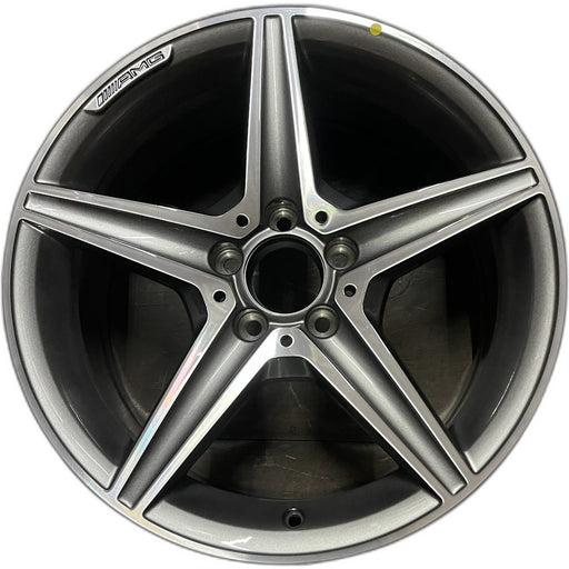 18" MERCEDES C-CLASS 15 205 Type, , C400, 5 spoke, 18x8.5, gray accents - Front View