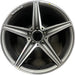 18" MERCEDES C-CLASS 15 205 Type, , C400, 5 spoke, 18x8.5, gray accents - Front View