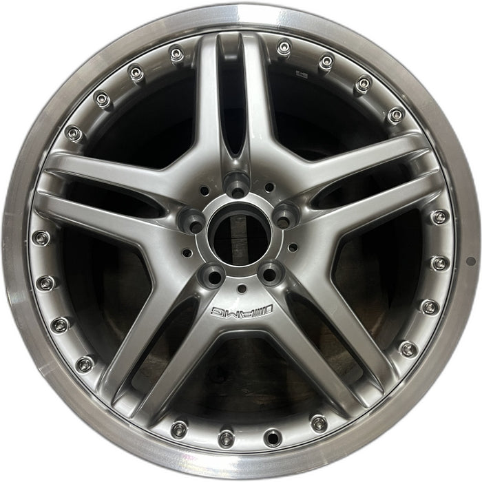 19" MERCEDES S-CLASS 08 230 Type; SL55, 19x9.5, 2 piece Original OEM Wheel Rim - Front View