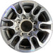 18" SIERRA 2500 PICKUP 20-23 18x8, aluminum Original OEM Wheel Rim - Front View