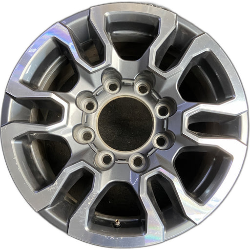 18" SIERRA 2500 PICKUP 20-23 18x8, aluminum Original OEM Wheel Rim - Front View