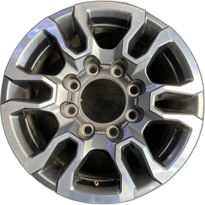 18" SIERRA 2500 PICKUP 20-23 18x8, aluminum Original OEM Wheel Rim - Front View