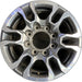 18" SIERRA 2500 PICKUP 20-23 18x8, aluminum Original OEM Wheel Rim - Front View